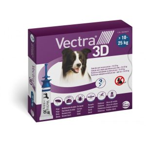 VECTRA 3D DOG M PIP 10-25 KG 3*3,6ML VET