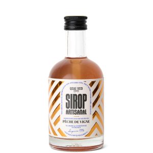 Sirop Artisanal Aromatisé Pêche De Vigne 25 cl