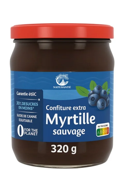 Confiture extra Myrtille sauvage – bio – Image 2