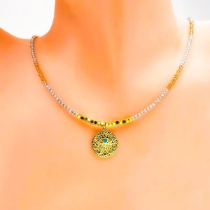 Collier Agrada  pendentif œil