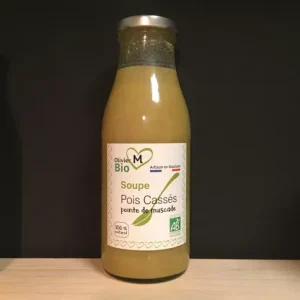 Soupe artisanale Bio aux pois cassés & muscade – 48cl