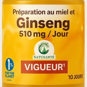 Miel et ginseng vigueur