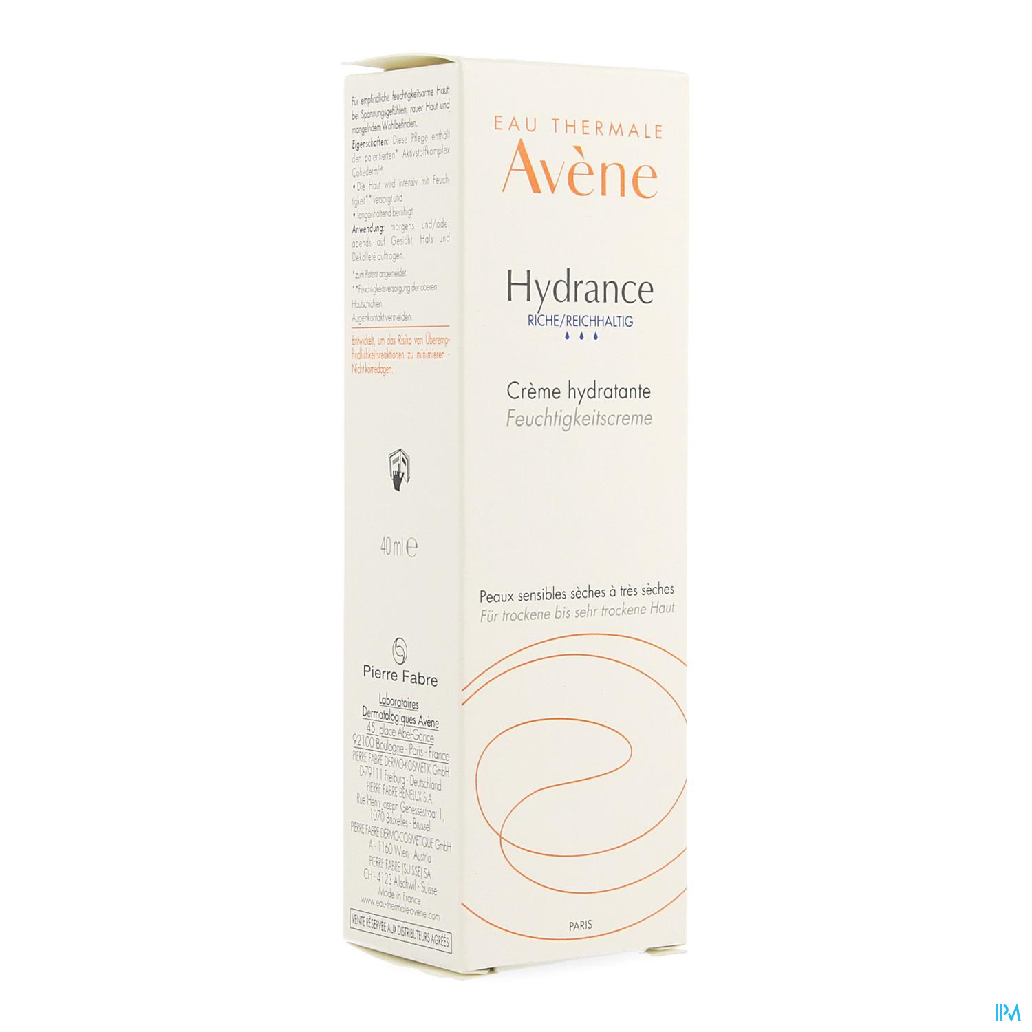 AVENE HYDRANCE RICHE CREME 40 ML – Image 2