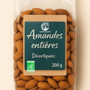 Amandes entières décortiquées – bio