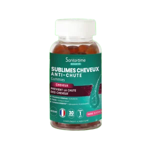 Gummies Sublimes Cheveux Anti-Chute Bio 30 gommes – Santarôme
