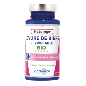 Levure de bière revivifiante Bio – Peau & Cheveux – 60 gélules végétales