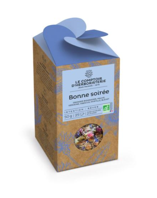 Tisane vrac Bonne soirée – Les comptoirs d’herboristerie