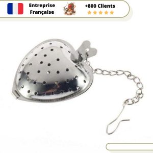 Infuseur à Thé Inox en Cœur