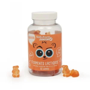 Junior+ Ferments Lactiques 60 gommes – Nat et Form