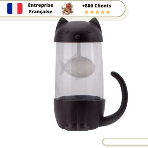 Tasse à Thé avec Infuseur Mademoiselle Chat