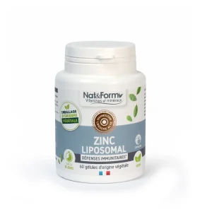Zinc Liposomal Bio 60 gélules – Nat et Form