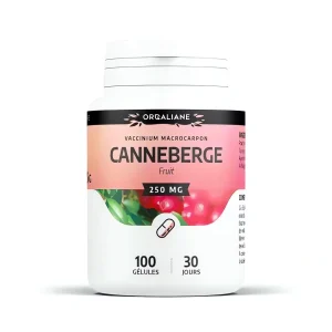 Canneberge – 250 mg – 100 gélules – GPH
