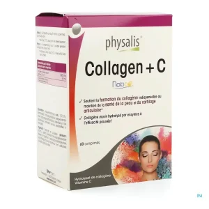 Collagène + Vitamine C – 60 comprimés – Physalis