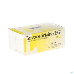 LEVOCETIRIZINE EG 5 MG 100 CPR