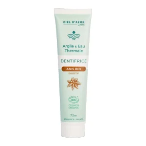 Dentifrice à l’Anis Digestif Bio 75 ml – Argile & Eau Thermale