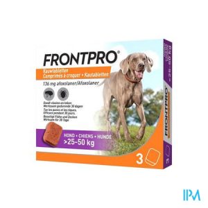 FRONTPRO CHIEN XL 3CPR A CROQ VET 25-50K