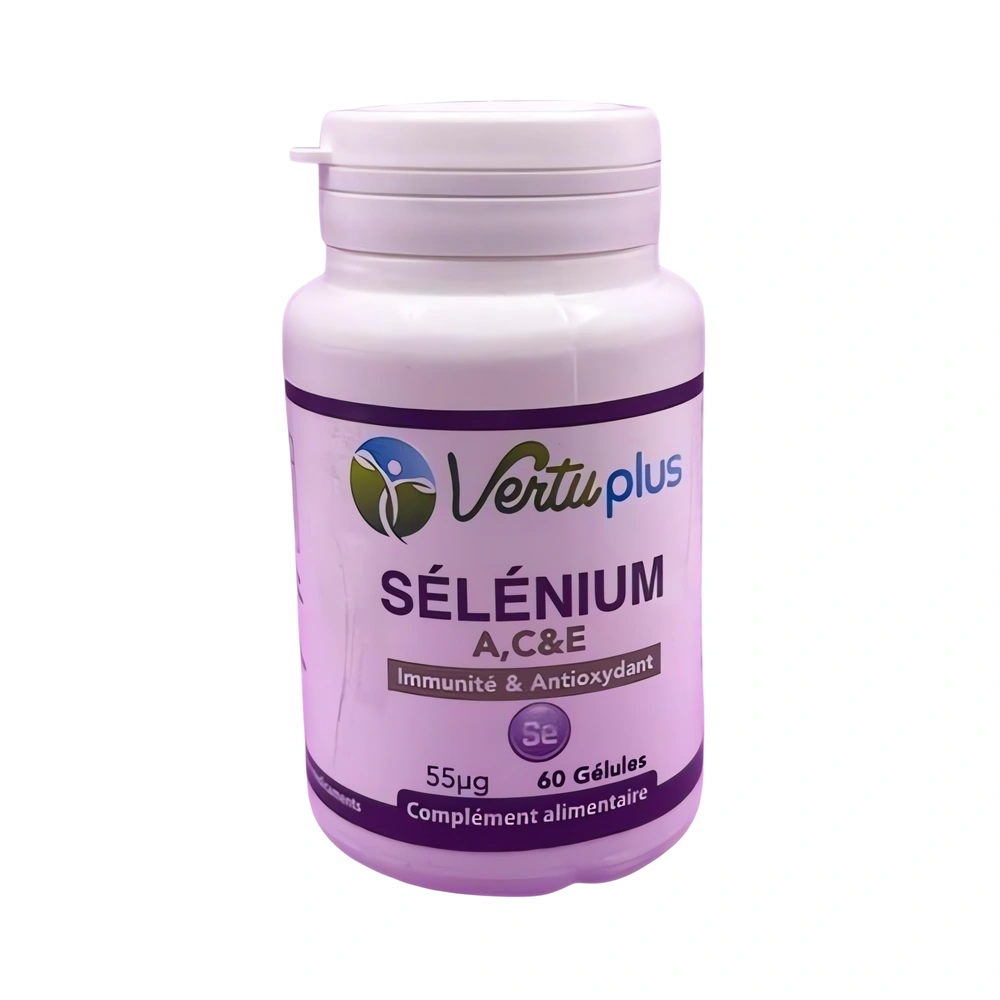 Gel de sélénium A, C, E – 60Gél – Vertuplus