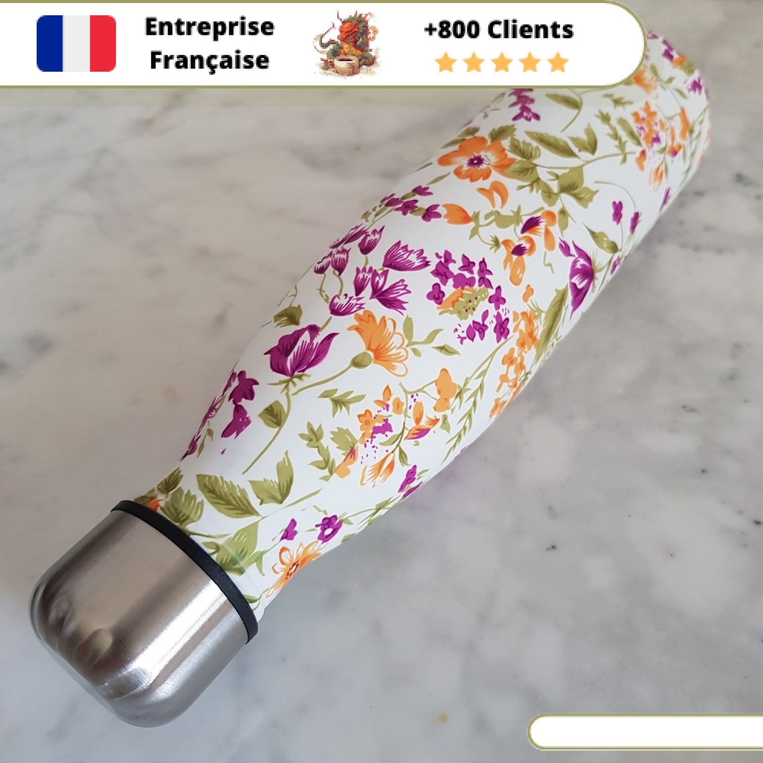 Gourde Inox Pour école 500ml – Image 9