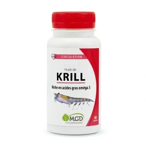 Huile de Krill – 60 gélules – MGD Nature