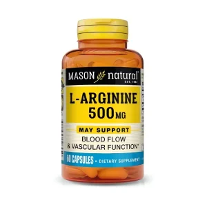 L-arginine – 500 mg – 60 gélules – Mason Natural