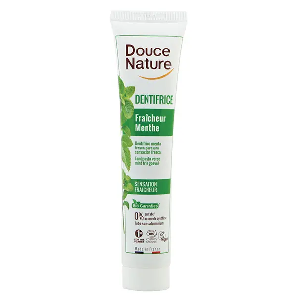 Dentifrice Haleine Fraîche à la Menthe Bio 75 ml – Douce Nature