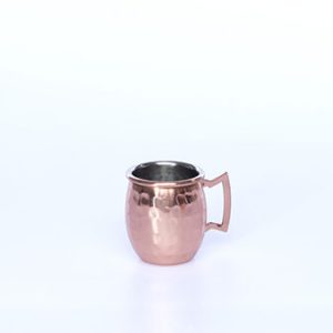 Mini Mug Martelé Inox Plaqué Cuivre