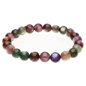 Bracelet Lépidolite Multicolore 8 mm
