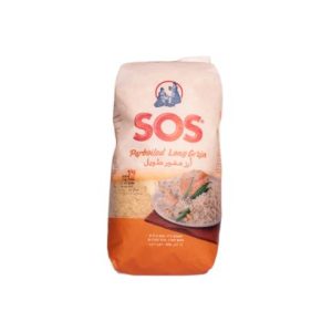 Riz Long de Grain Étuvé SOS 500 G