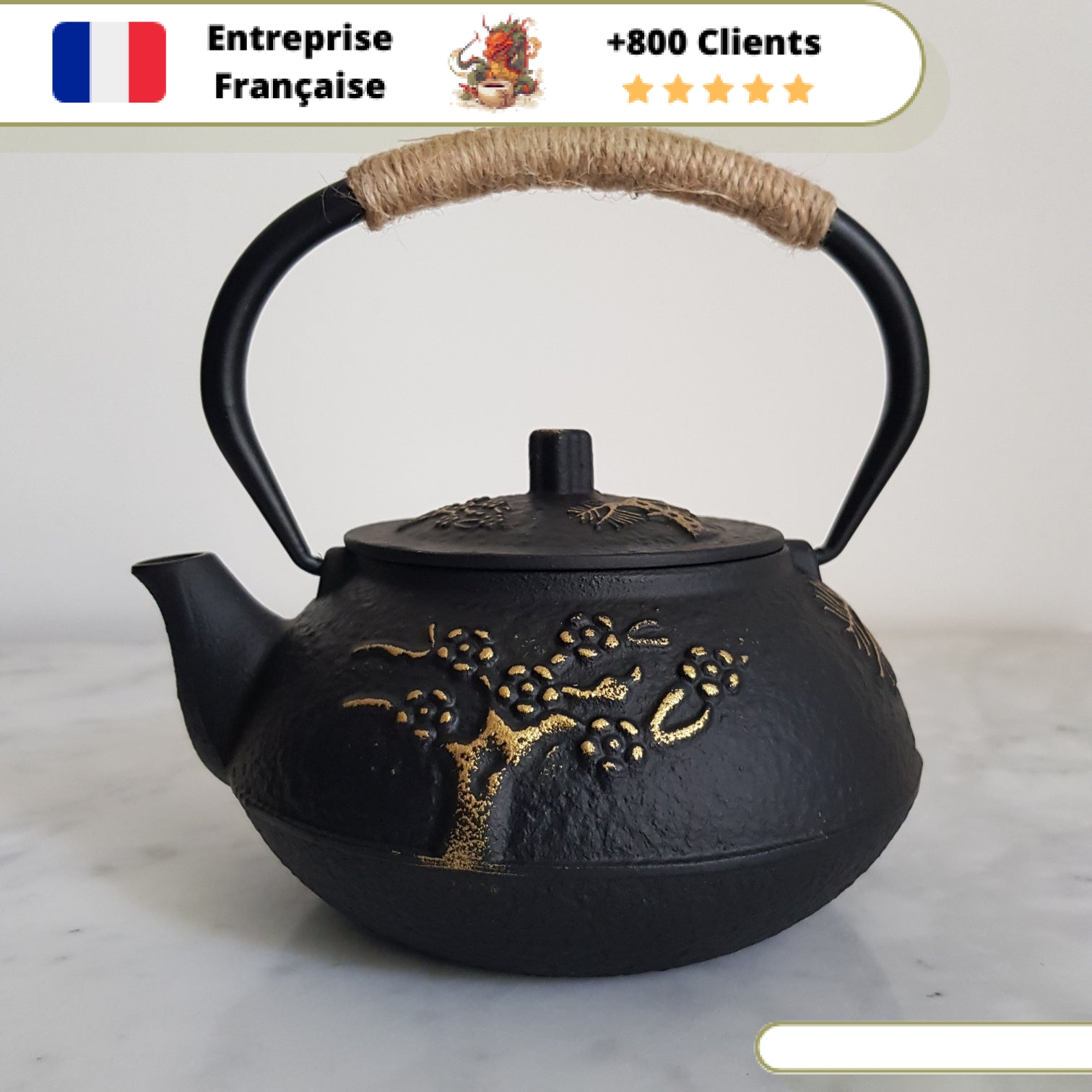 Théière en Fonte Chinoise 800ml – Image 4