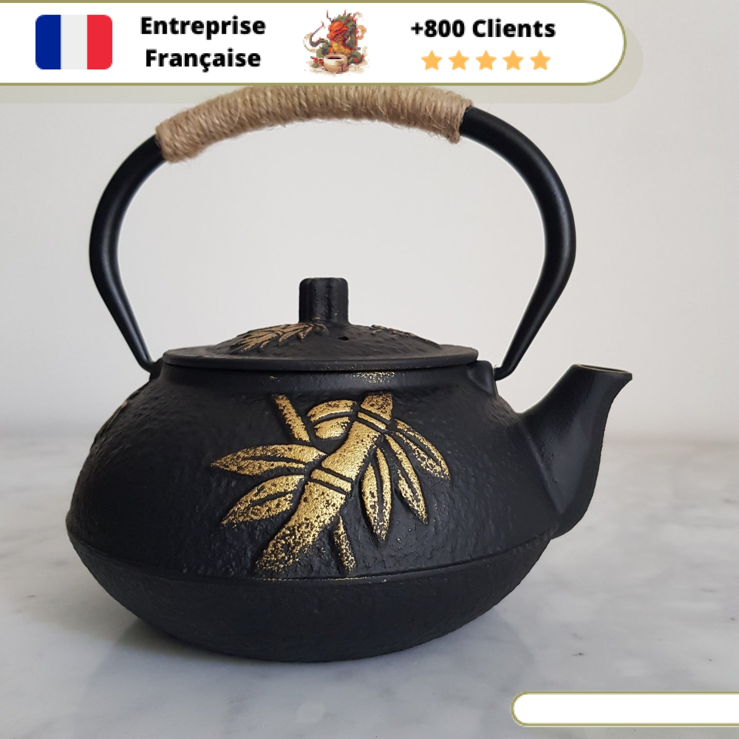 Théière en Fonte Chinoise 800ml – Image 5