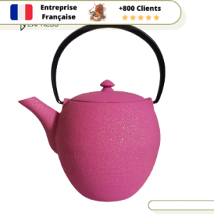 Théière Japonaise en Fonte Rose Wazuqu Mayu 550ml