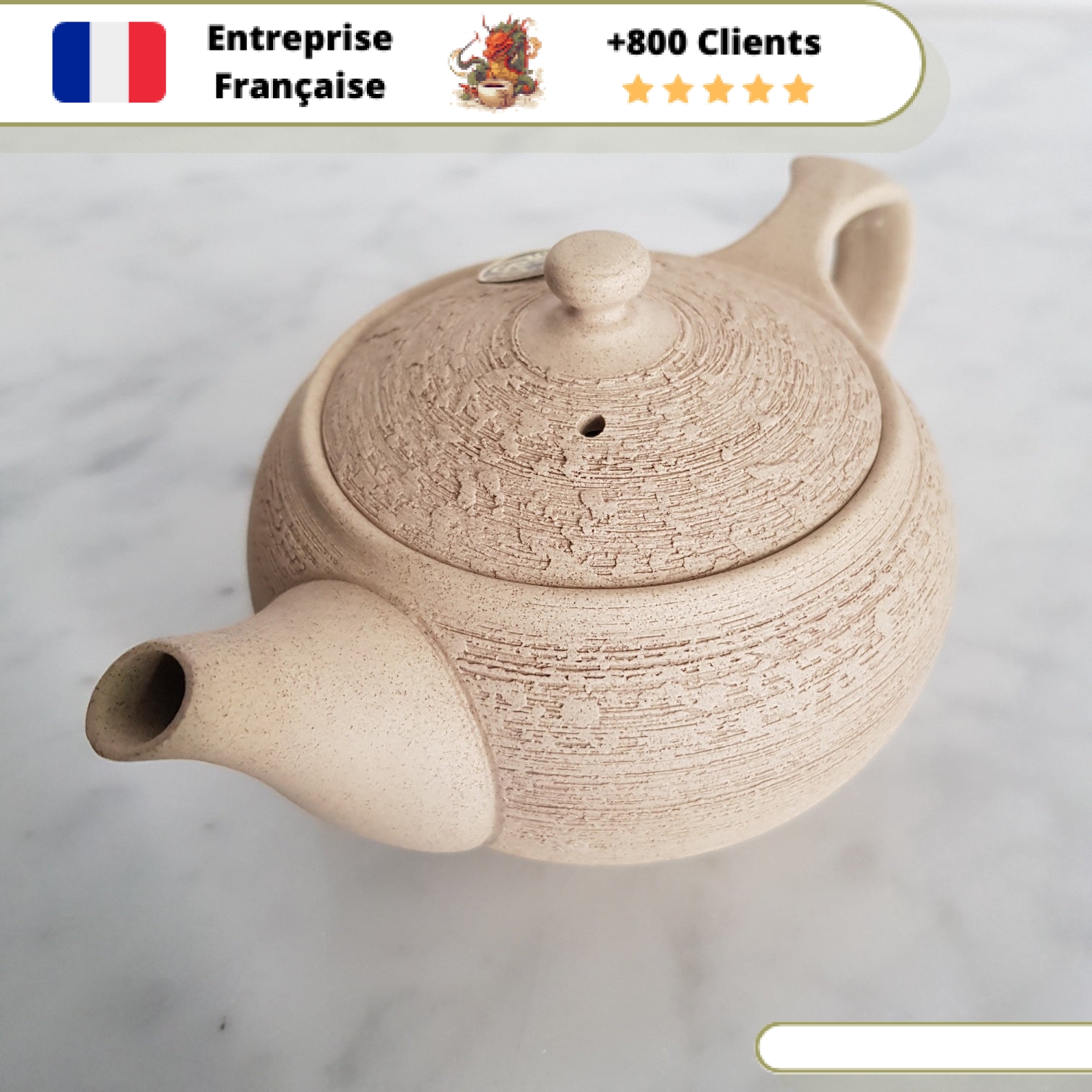 Théière en Céramique Kyusu Gravé Tokoname 300ml – Image 7