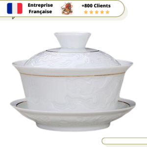 Théière Traditionnelle Chinoise Tasse Porcelaine 180ml