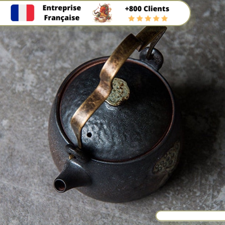 Théière en Céramique Vintage 240ml – Image 4