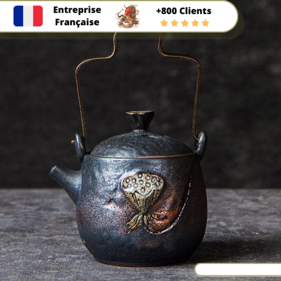 Théière en Céramique Vintage 240ml – Image 5