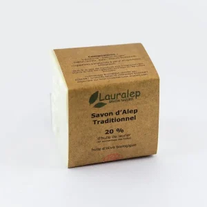 Savon d&rsquo;Alep bio 20% d&rsquo;huile de baies de laurier