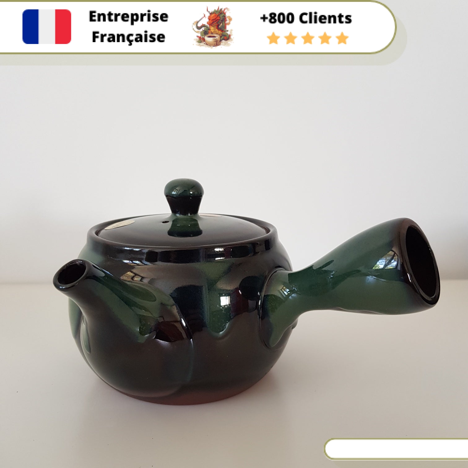 Grande Théière Japonaise Tokoname 800ml – Image 6