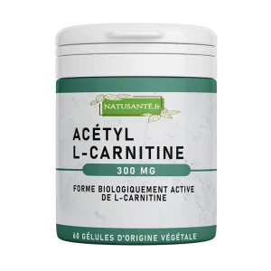 Acétyl-L-Carnitine 300 mg – 60 gélules